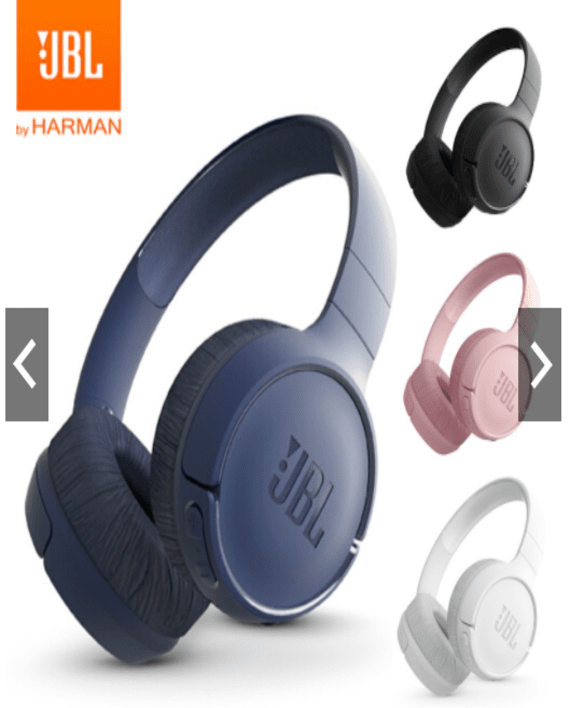 DAM Fones de ouvido Bluetooth sem fio 450BT. Inclui cabo jack de 3,5 mm.  Cor branca - DAM